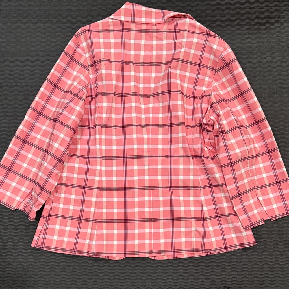 Ashley Stewart Plaid pant and blazer set - Picture 6 of 13